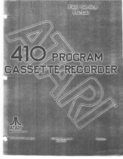 Atari 410 Service Manual
