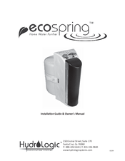 HydroLogic ecospring Installation Manual & Owner's Manual