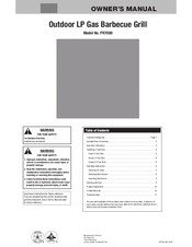 Grill mate PR7000 Owner's Manual