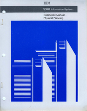 IBM 9370 Installation Manual - Physical Planning