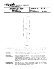 Hy-Gain CB-3 Instruction Manual