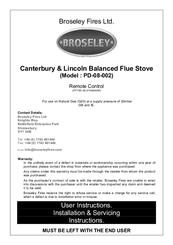 Broseley Lincoln PD-08-002 User Instructions