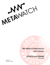 Metawatch SMARTWATCH SW12 User Manual