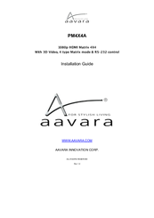 AAVARA PM4X4A Installation Manual
