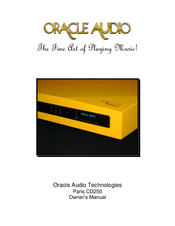 Oracle Paris CD250 Owner's Manual