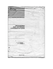 Icom IC-M700 Instruction Manual