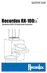 Recordex RX-100SA Quick Start Manual