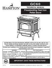 HAMPTON BAY Greenfire GC60 Technical Manual