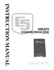 Campbell SDM-INT8 Instruction Manual