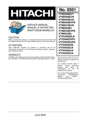 Hitachi VTMX900EUK Service Manual