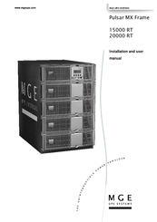 MGE UPS Systems Pulsar MX Frame 15000 RT Installation And User Manual