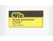 Victor VIC Operator Instructions Manual