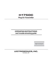 Lectrosonics H175DC Operating Instructions Manual