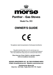 Morso 553 Owner's Manual