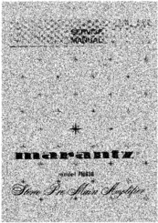 Marantz PM630 Service Manual