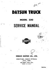 Datsun 320-U Service Manual