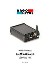 Argo-Hytos LubMon Connect Safety And Operating Instructions Manual
