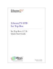 VBrick EtherneTV-STB Quick Start Manual