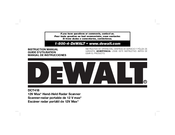 DeWalt XR Li-Ion DCT418 Instruction Manual
