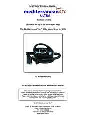 Mediterranean Tan MediterraneanTan Ultra Instruction Manual
