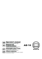 Husqvarna AD 10 Operator's Manual