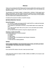 JCM  Owner's Manual