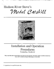 Hudson River Carskill Installation  And Operation  Procedures