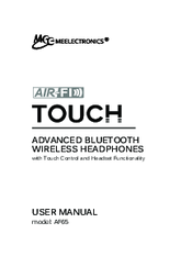 Meelectronics AF65 AIR-FI Touch User Manual