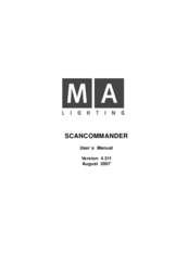MA SCANCOMMANDER User Manual
