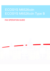 Ecosys M6526cdn Type B Operation Manual