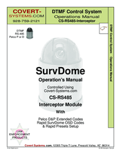 Covert Systems SurvDome CS-RS485 Operation Manual
