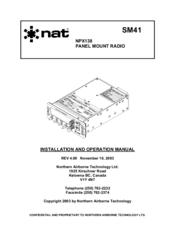 Nat SM41 Installation And Operation Manual