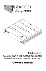 zapco EQ30-SL Owner's Manual