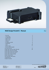 MAG Design PocketVJ Manual Manual