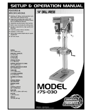 General integration 75-030 Setup & Operation Manual