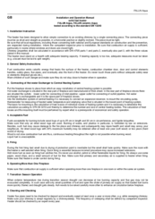 THORMA FALUN Aqua Installation And Operation Manual