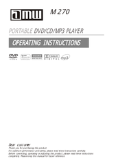 AMW M 270 Operating Instructions Manual