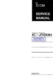 Icom IC-DELTA100H Service Manual