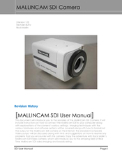 MALLINCAM SDI Camera User Manual