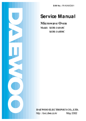 Daewoo KOR-1A0A0C Service Manual