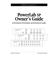 ADInstruments PowerLab/8SP Owner's Manual