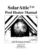 SolarAttic PCS1 User Manual