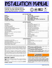 Johnson Controls Unitary Products GG8SxMP series Installation Manual