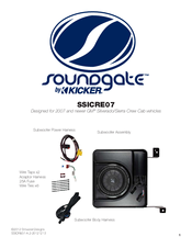 SoundGate SSICRE07 Installation Instructions Manual