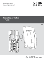Solar Energy FWS 20 Installation And Instruction Manual