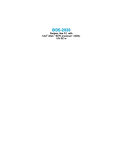 BOSER Technology BBS-2020 Instruction Manual