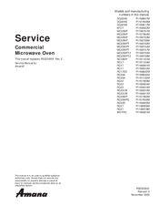 Amana RC22 Series Service Manual