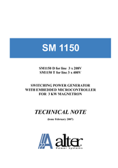 ALTER SM1150 D Technical Note