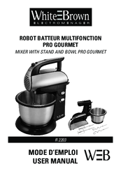 White and Brown R 2203 User Manual