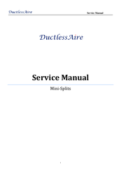 DuctlessAire DA-09 Service Manual